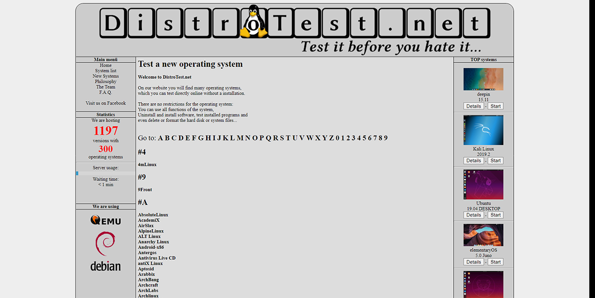 Distro Test