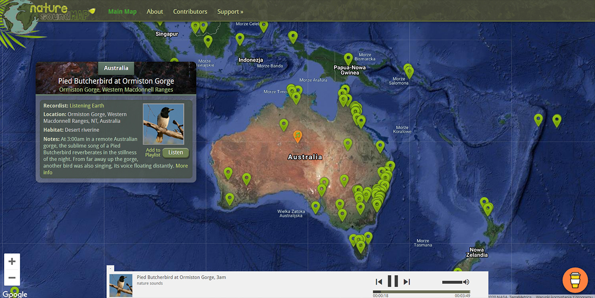 Nature Sound Map