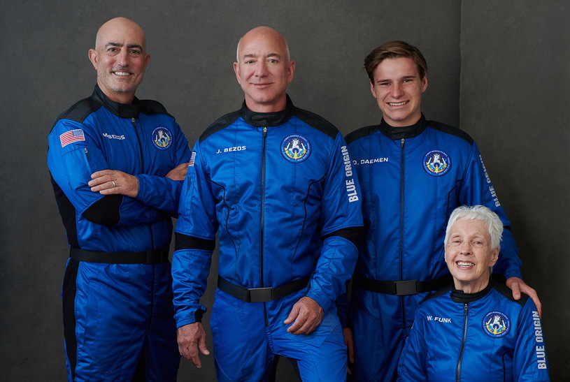 Załoga rakiety New Shepard firmy Blue Origin