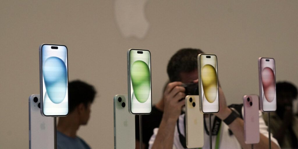 Zdjęcie smartfonów iPhone